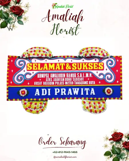 Papan Bunga Ucapan Selamat Salo
