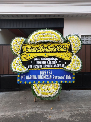 Papan Bunga Duka di Salo